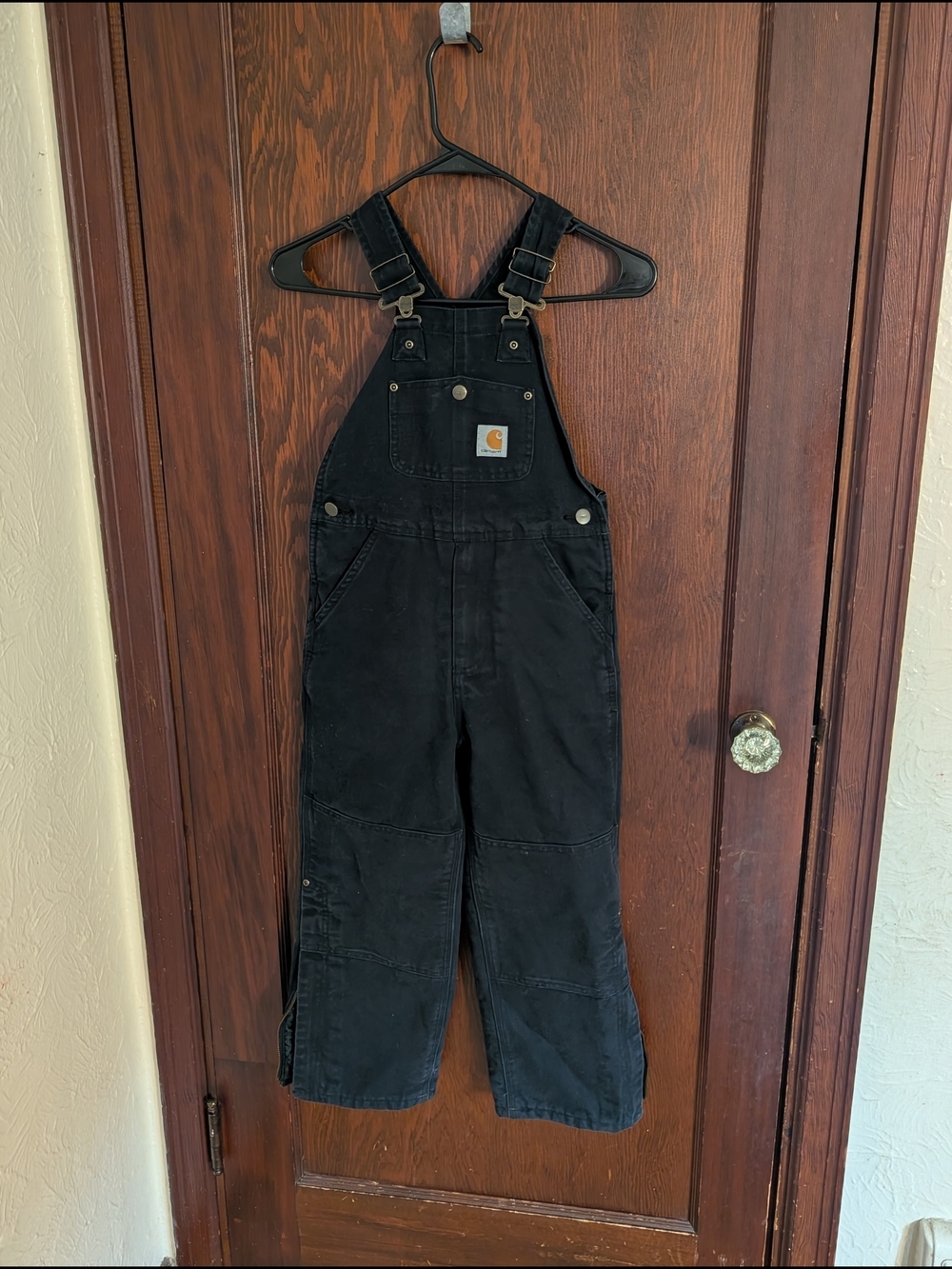 Carhartt Black Children's Bib Overalls